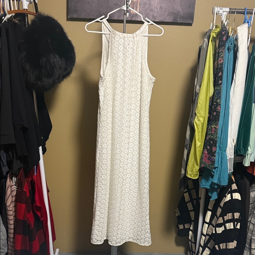 a new day Cream Textured Maxi Dress